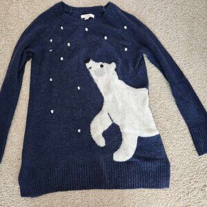LC Lauren Conrad Polar Bear Holiday Sweater *ENTIRE CLOSET BUY 1 GET 1 50% OFF*